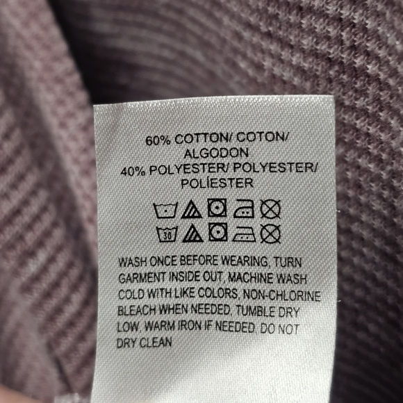 Lucky Brand Retro Faded Thermal Long Sleeve Top Size Large - Picture 5 of 6